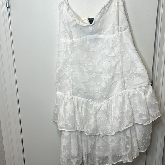 Women's Sleeveless Tiered Jacquard Fit & Flare Dress-Wild Fable - Picture 4 of 10